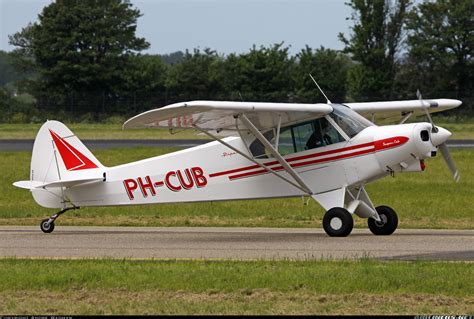 piper pa   super cub untitled aviation photo