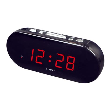 buy electronic luminous led alarm clockred led display digital clock home