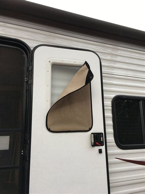 rv trailer curtain ideas trailer enclosed camper diy storage cargo conversion hasniyunah