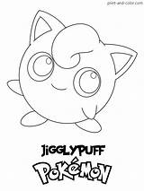 Pokemon Coloring Pages Color Print Jigglypuff Printable Sheets There Kids Pikachu Might Also Choose Board sketch template