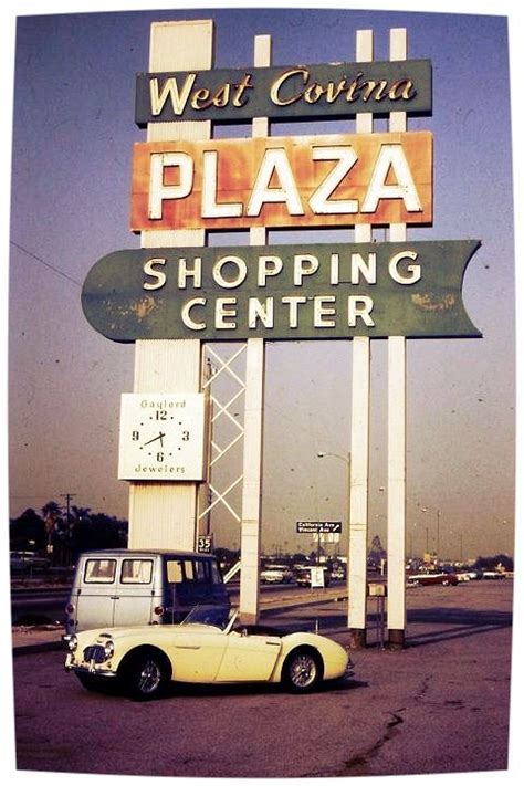 west covina plaza shopping center sign  west covina covina