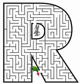 Doolhof Maze Mazes Labirint Lettere Laberintos Labirinti Labyrinth Labirinto Letras Pianetabambini Litere Puzzel Sulle Colorat Puzzels Printactivities Planse Giochi Dedicati sketch template