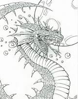 Coloring Dragon Pages Dragons Fantasy Adults Adult Designs Deviantart Books Colouring Hard Sheets Google Drawings Drake Color Patterns Printable Sketch sketch template