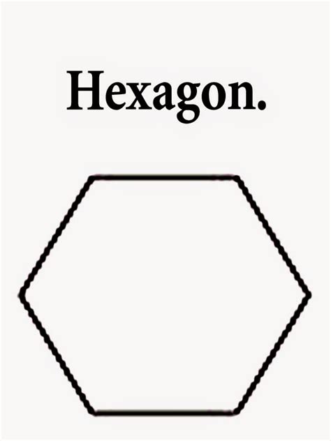 hexagon clipart outline clipground