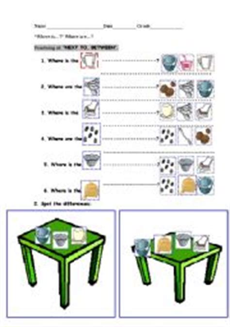 english worksheets prepositions practicing