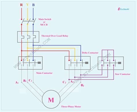 star delta starter wiring diagram explanation  home wiring diagram