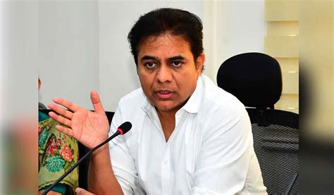 ktr takes  dig  centre  sluggish pace  executing projects telangana today