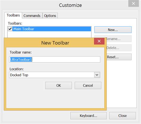 customizing toolbars  menus sketchup