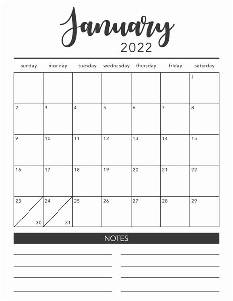 printable calendar template  colors  heart naptime