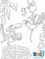 Coloring Rio Pages Sheets Blu Colouring Movie Rio2 Printable Printables Part Blue Disney Color Ray Film Giveaway Fheinsiders Cartoon Kids sketch template