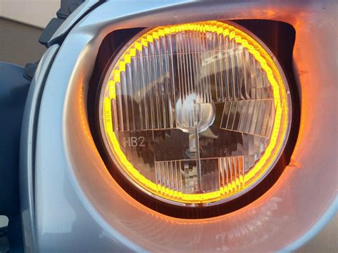 classic   led headlight kit  amber blinker halo drl