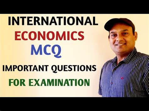 important mcq  examination international economics
