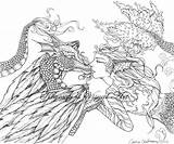 Coloring Pages Fantasy Adult Creatures Mythical Colouring Dragon Book Google Dragons Printable Fairy Getcolorings Search Color Detailed Au sketch template