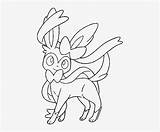 Sylveon Coloring Drawing Eeveelution Pokemon Pages Graphic Library Drawings Transparent Popular Paintingvalley Seekpng sketch template