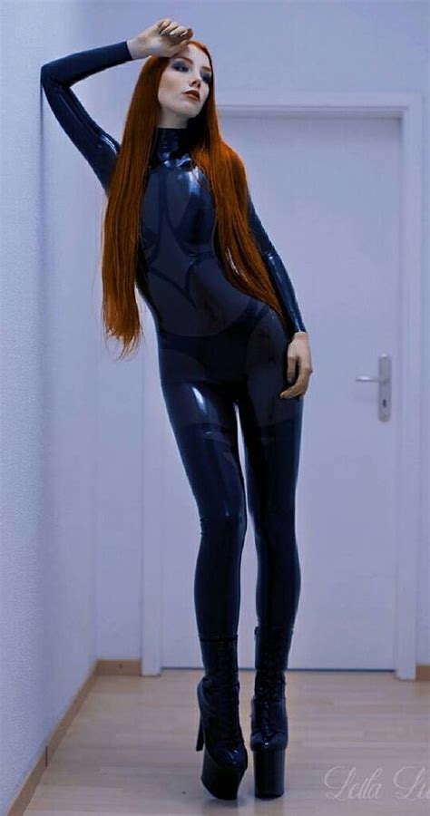 pin on latex catsuits