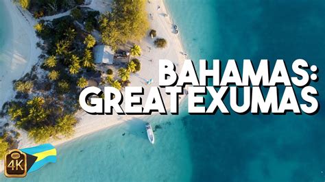 drone footage bahamas great exuma islands youtube