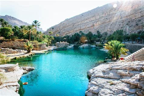 Oasis Of Wadi Bani Khalid In Oman Creative Market