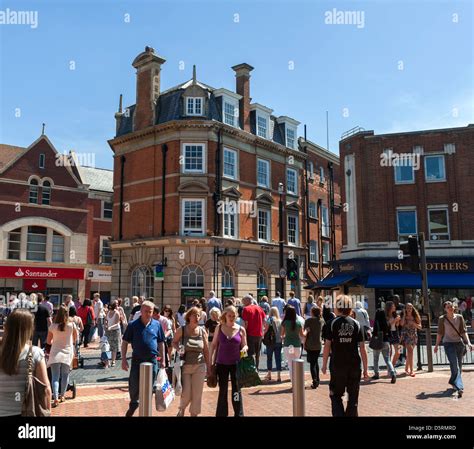 chelmsford city centre essex england uk busy shopping streets stock photo alamy