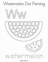 Watermelon Noodle Twistynoodle sketch template