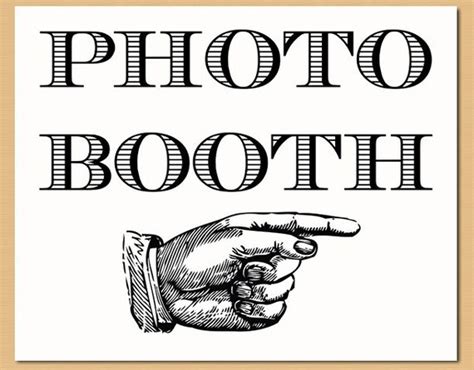 photo booth sign set   printable photo booth signs etsy