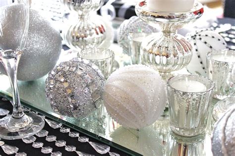 black and white and silver holiday table celebrations at home