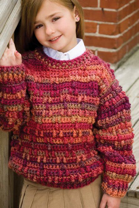 W753 Crochet Pattern Only Pine Ridge Textured Pullover Sweater Pattern