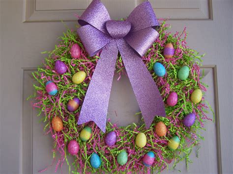 The Busy Broad Easter Egg Wreath
