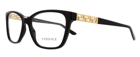 versace eyeglasses veb gb black mm  ebay