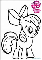 Coloring Apple Bloom Pages Mlp Pony Little Color Printable Funny Getcolorings Cartoon Print Colorings Ministerofbeans Downloading sketch template