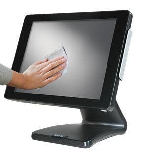 properly clean  touch screens acme point  sale