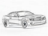Camaro Sheets Coloring Pages Printables Car Sheet Template sketch template