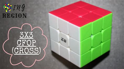 solve   rubiks cube  cfop cross method cubing region youtube