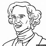 Berlioz Hector Coloring Historical Pages Famous Figure sketch template