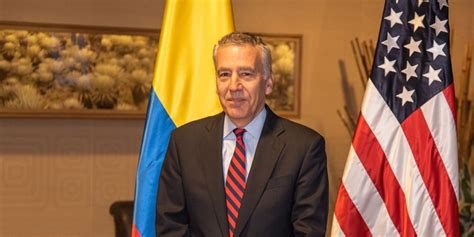 ambassador arrives  colombia