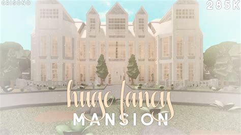bloxburg huge fancy mansion build youtube