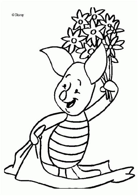 winnie  pooh  piglet coloring pages coloring home