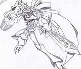 Omegamon Digimon Omnimon Colouring Pages Trending Days Last sketch template