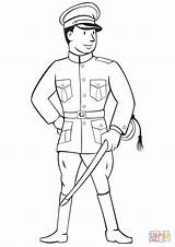 War Coloring Pages Soldier Ww1 Drawing Soldiers Officer Ww2 Anzac Kids Australian Printable Drawings Color Getdrawings Navy Military Getcolorings Popular sketch template