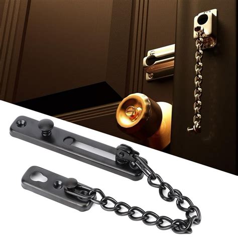 lyumo  door chain lock stainless steel durable anti theft chain lock safety security