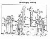 Pasen Kleurplaten Kruisiging Jesus Uploaded sketch template