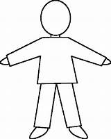 Body Clipart sketch template