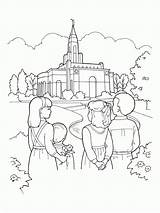 Lds Coloring Temple Pages Children Primary Church Line Drawing Going Library Temples Forgiveness Visit Chinese Color Other Family Printable Sheets sketch template