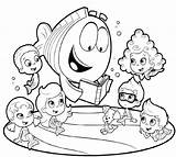 Bubble Guppies Coloring Pages Guppy Printable Color Print Getcolorings Getdrawings Colorings sketch template