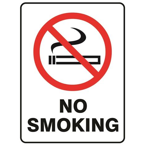 no smoking sign 05 workplace safety equipment signs and labels