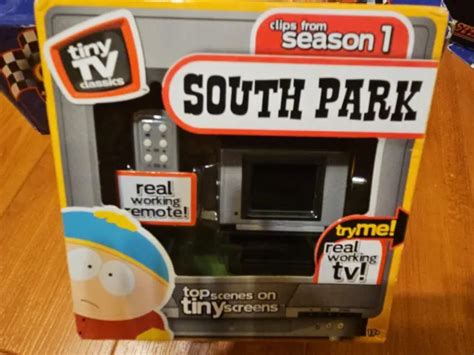 Tiny Tv Classics South Park Edition Real Working Mini Television New