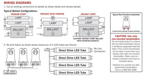 fluorescent tube ballast wiring diagram
