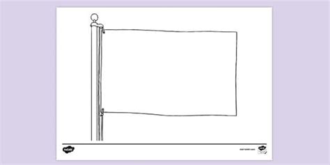 blank flag colouring sheet twinkl resources