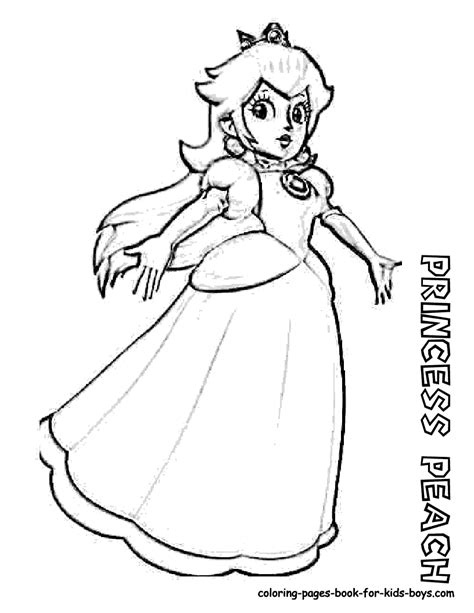 princess peach coloring pages printable coloring home