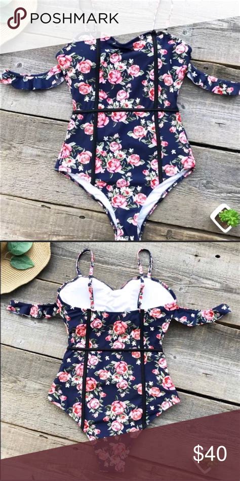 floral one piece bathing suit super cute and fashionable for summer