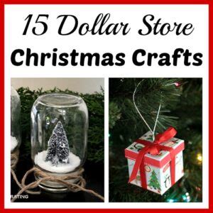 dollar store christmas crafts  cultivated nest